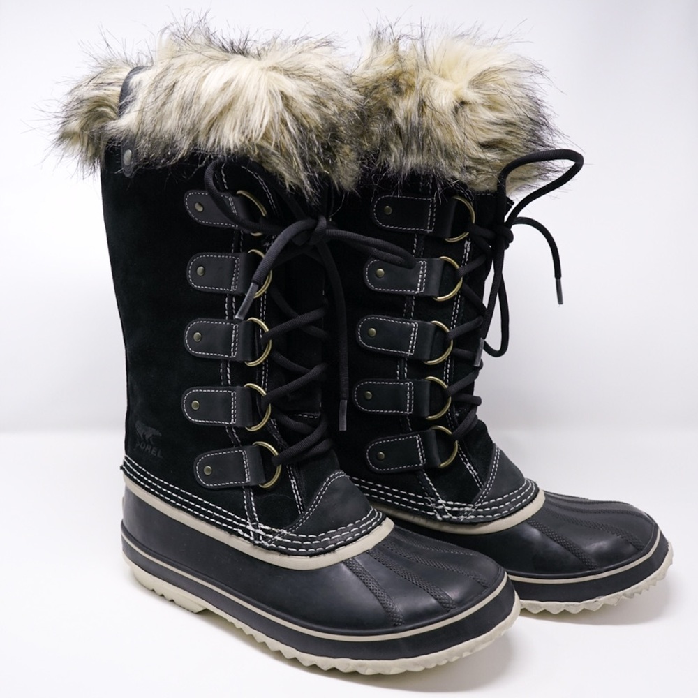 SOREL JOAN OF ARCTIC Winter Boots Suede EUC US 11